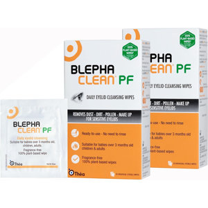 Thea Pharmaceuticals Ltd 40 Blephaclean Pf Daily Eyelid Wipes - Gentle Eyelid Cleansing For The Eyelids A Thea Pharmaceuticals Ltd 40 Blephaclean Pf Daily Eyelid Wipes - Gentle Eyelid Cleansing For The Eyelids A