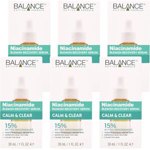 Branded Balance Active Formula 6 X 30ml Multipack Of Niacinamide Blemish Recovery Serum, Branded Balance Active Formula 6 X 30ml Multipack Of Niacinamide Blemish Recovery Serum,