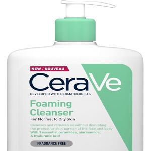 Cerave Foaming Cleanser For Normal To Oily Skin With Niacinamide And 3 Essentia Cerave Foaming Cleanser For Normal To Oily Skin With Niacinamide And 3 Essentia