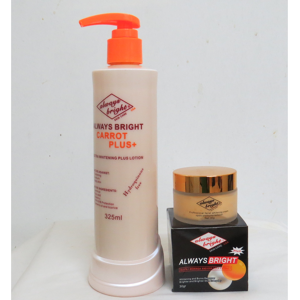 Care+ Always Bright Carrot Plus Flawless Moisturizing Body Lotion - Body Lotion and Face Cream Set Care+ Always Bright Carrot Plus Flawless Moisturizing Body Lotion - Body Lotion and Face Cream Set