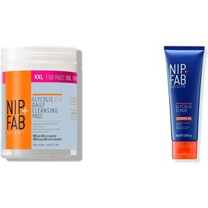 Nip+fab Glycolic Acid Fix Daily Cleansing Pads For Face With Hyaluronic Acid Nip+fab Glycolic Acid Fix Daily Cleansing Pads For Face With Hyaluronic Acid