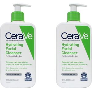 CeraVe Hydrating Facial Cleanser - Moisturizing, Gentle, 12 oz (Pack of 8) CeraVe Hydrating Facial Cleanser - Moisturizing, Gentle, 12 oz (Pack of 8)