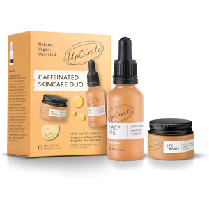 Upcircle Caffeinated Duo – Our Face Oil And Eye Cream Duo – Vitamin C, Hyaluronic Acid + Upcircle Caffeinated Duo – Our Face Oil And Eye Cream Duo – Vitamin C, Hyaluronic Acid +