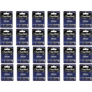 24 X Chapstick Classic Original Protect & Moisturise Spf 10 Lip Balm Chap Stick 24 X Chapstick Classic Original Protect & Moisturise Spf 10 Lip Balm Chap Stick
