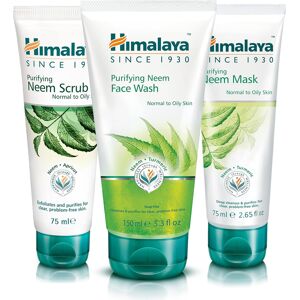 Himalaya Herbals Purifying Neem Face Wash Set With Face Scrub & Face Mask Natu Himalaya Herbals Purifying Neem Face Wash Set With Face Scrub & Face Mask Natu