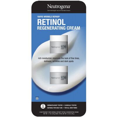 Neutrogena Rapid Wrinkle Repair Retinol Regeneration Cream 48 G (2 Pack) Neutrogena Rapid Wrinkle Repair Retinol Regeneration Cream 48 G (2 Pack)