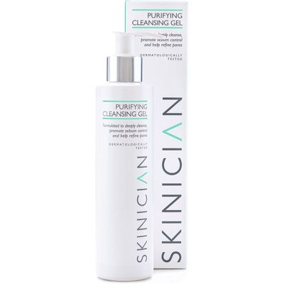 Skinician Purifying Cleansing Gel - Gentle Face Wash With Witch Hazel & Green T Skinician Purifying Cleansing Gel - Gentle Face Wash With Witch Hazel & Green T