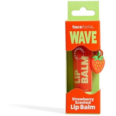 8 × Face Facts Wave Strawberry Scented Lip Balm Heart Eyes Vegan - 10ml 8 × Face Facts Wave Strawberry Scented Lip Balm Heart Eyes Vegan - 10ml