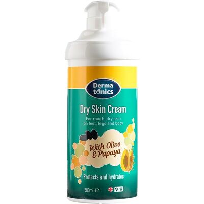 Dermatonics Natural Care Dry Skin Cream 10% Urea, Olive & Papaya Extracts S Dermatonics Natural Care Dry Skin Cream 10% Urea, Olive & Papaya Extracts S