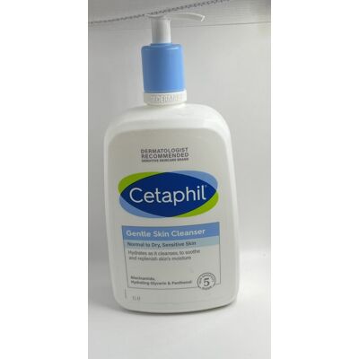 Cetaphil Gentle Skin Cleanser, 1l, Face & Body Wash, For Normal Dry Sensitive Te Cetaphil Gentle Skin Cleanser, 1l, Face & Body Wash, For Normal Dry Sensitive Te