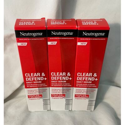Neutrogena Clear & Defend + Daily Serum Serum against acne (30ml) Neutrogena Clear & Defend + Daily Serum Serum against acne (30ml)