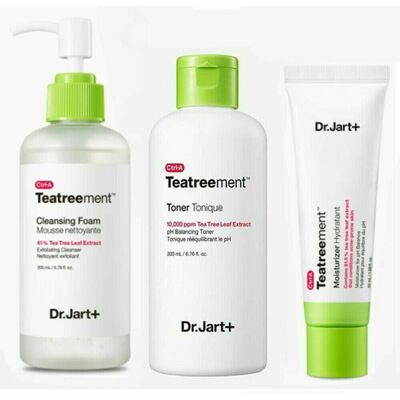 Dr.Jart+ Ctrl-A Teatreement 3 Set Toner Cleansing Foam Moisturizer K-Beauty Dr.Jart+ Ctrl-A Teatreement 3 Set Toner Cleansing Foam Moisturizer K-Beauty