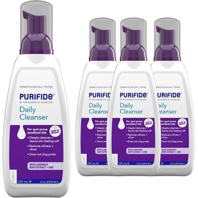 Purifide By Acnecide Daily Cleanser Acne Face Wash For Spot Prone Skin & Blemis Purifide By Acnecide Daily Cleanser Acne Face Wash For Spot Prone Skin & Blemis
