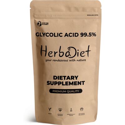 Herbadiet Glycolic Acid Powder 99.5% Pure Skin Peel Exfoliator Brightening Scars Wrinkles Herbadiet Glycolic Acid Powder 99.5% Pure Skin Peel Exfoliator Brightening Scars Wrinkles