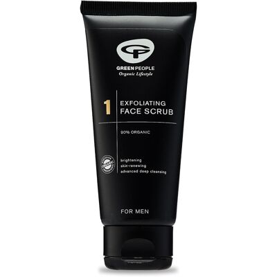 Green People For Men No. 1 Exfoliating Face Scrub - Natural & Organic Brighteni Green People For Men No. 1 Exfoliating Face Scrub - Natural & Organic Brighteni