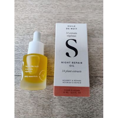 Seasonly Paris Night Repair Oil Restorative Facial Oil 15ml. Seasonly Paris Night Repair Oil Restorative Facial Oil 15ml.