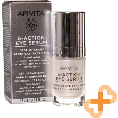 Apivita 5-Action Eye Serum White Lily - Eye Serum Apivita 5-Action Eye Serum White Lily - Eye Serum