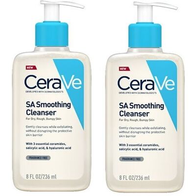 Cerave Sa Smoothing Cleanser 236ml X 2 Cerave Sa Smoothing Cleanser 236ml X 2