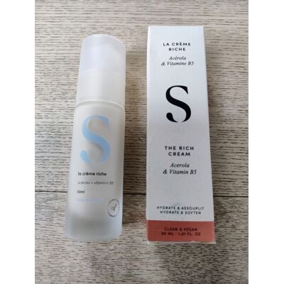 Seasonly The Rich Cream - Moisturizing Face Cream - 30ml Seasonly The Rich Cream - Moisturizing Face Cream - 30ml