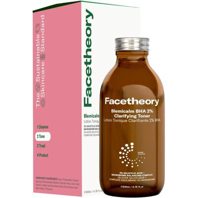 Facetheory Blemicalm Bha 2% Clarifying Toner - Oil-Control, Blemish-Fighting To Facetheory Blemicalm Bha 2% Clarifying Toner - Oil-Control, Blemish-Fighting To