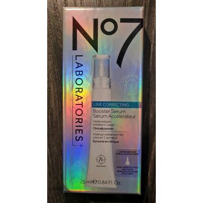 No7 Booster Serum Line Correcting Skin Lines Wrinkles Face Laboratories 25ml No7 Booster Serum Line Correcting Skin Lines Wrinkles Face Laboratories 25ml