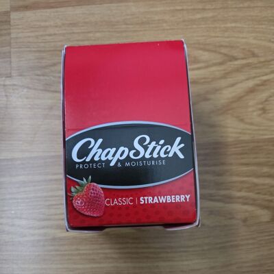 Chapstick Strawberry Lip Balm 24 Pack Geniune Lip Care Moisture Hydrate Protect Chapstick Strawberry Lip Balm 24 Pack Geniune Lip Care Moisture Hydrate Protect