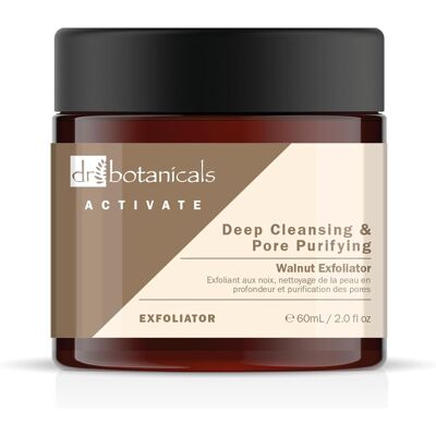 Dr Botanicals Activate Deep Cleansing & Pore Purifying Walnut Exfoliator 60ml Dr Botanicals Activate Deep Cleansing & Pore Purifying Walnut Exfoliator 60ml