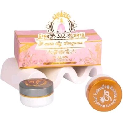 P Aura Night Whitening Cream Set Natural Herbs Reduce Acne Blemish Freckle X 2 P Aura Night Whitening Cream Set Natural Herbs Reduce Acne Blemish Freckle X 2