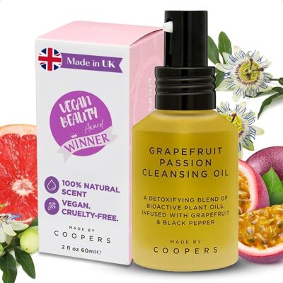 Made By Coopers Grapefruit Passion Cleansing Oil Natural Oil Cleanser With Pa Made By Coopers Grapefruit Passion Cleansing Oil Natural Oil Cleanser With Pa