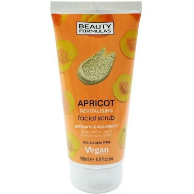 10 × Beauty Formulas Apricot Facial Scrub - 150ml 10 × Beauty Formulas Apricot Facial Scrub - 150ml