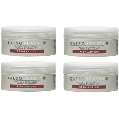 Kaeso Beauty Rebalancing Facial Exfoliator Mallow & Coconut Oil 95ml Pack Of 4 Kaeso Beauty Rebalancing Facial Exfoliator Mallow & Coconut Oil 95ml Pack Of 4