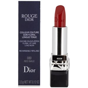 Christian Dior Rouge Lipstick 080 Red Smile Satin Lip Stick Hydrating 16hr Long Wear Christian Dior Rouge Lipstick 080 Red Smile Satin Lip Stick Hydrating 16hr Long Wear