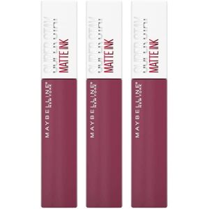 3 X Maybelline New York Superstay Matte Ink Liquid Lipstick - 165 Successful 3 X Maybelline New York Superstay Matte Ink Liquid Lipstick - 165 Successful