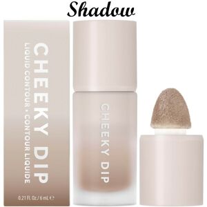 6 × W7 London Cheeky Dip Liquid Contour & Bronzer 6ml - Shadow 6 × W7 London Cheeky Dip Liquid Contour & Bronzer 6ml - Shadow