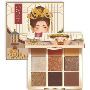 Catkin Eyeshadow Palette Makeup, Matte Shimmer 9 Colors, Highly Pigmented, Crea Catkin Eyeshadow Palette Makeup, Matte Shimmer 9 Colors, Highly Pigmented, Crea