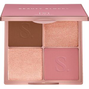 Sculpted By Aimee Connolly Beauty Blocks 4-In-1 Face Palette From Sculpted By Aimee (Deep) - Vegan Bronzer Sculpted By Aimee Connolly Beauty Blocks 4-In-1 Face Palette From Sculpted By Aimee (Deep) - Vegan Bronzer