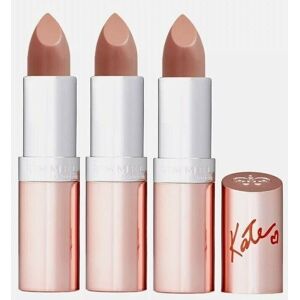 3 X Brand New Rimmel Lasting Finish Lipstick By Kate Moss 56 Boho Nude Full Size 3 X Brand New Rimmel Lasting Finish Lipstick By Kate Moss 56 Boho Nude Full Size