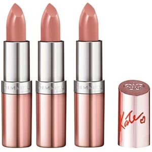 3 X Brand New Rimmel Lasting Finish Lipstick By Kate Moss 55 My Nude Full Size 3 X Brand New Rimmel Lasting Finish Lipstick By Kate Moss 55 My Nude Full Size