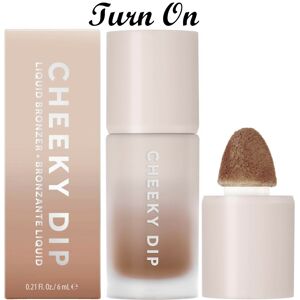6 × W7 London Cheeky Dip Liquid Contour & Bronzer 6ml - Turn On 6 × W7 London Cheeky Dip Liquid Contour & Bronzer 6ml - Turn On