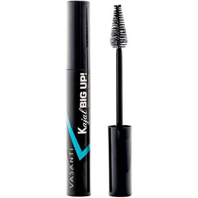 Vasanti Cosmetics Kajal Big Up! Volumizing Mascara - Black - Long-Lasting, Intense Volume, Non-Cl Vasanti Cosmetics Kajal Big Up! Volumizing Mascara - Black - Long-Lasting, Intense Volume, Non-Cl