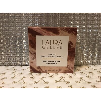Laura Geller Baked Bronze-N-Brighten Multipurpose Bronzer In Medium 9g New Boxed Laura Geller Baked Bronze-N-Brighten Multipurpose Bronzer In Medium 9g New Boxed