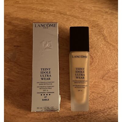 Lancome Lancôme Teint Idole Ultra Wear Foundation 24 Hour Wear 07 Sable 30ml Spf 15 Lancome Lancôme Teint Idole Ultra Wear Foundation 24 Hour Wear 07 Sable 30ml Spf 15