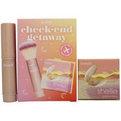 Benefit Shellie Blush Cheek-End Getaway Set 6g Shellie Blush + Multitasking Brus Benefit Shellie Blush Cheek-End Getaway Set 6g Shellie Blush + Multitasking Brus