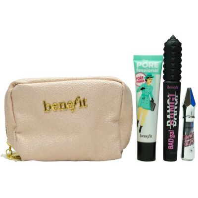 Benefit Top Trip Beauty Set 22ml Primer + 8.5g Mascara + In Shade 3 + Pouch Gimm Benefit Top Trip Beauty Set 22ml Primer + 8.5g Mascara + In Shade 3 + Pouch Gimm
