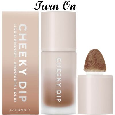6 × W7 London Cheeky Dip Liquid Contour & Bronzer 6ml - Turn On 6 × W7 London Cheeky Dip Liquid Contour & Bronzer 6ml - Turn On