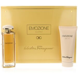Salvatore Ferragamo Emozione Giftset - Edp 50ml + Bl 100ml - For Her - Free P&p Salvatore Ferragamo Emozione Giftset - Edp 50ml + Bl 100ml - For Her - Free P&p