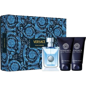 Versace Pour Homme Edt Gift Set For Him Men'S Aftershave Fragrance Shampoo Versace Pour Homme Edt Gift Set For Him Men'S Aftershave Fragrance Shampoo