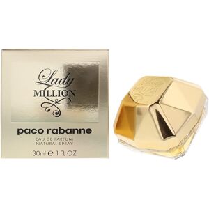 Paco Rabanne Lady Million Eau De Parfum 30ml Spray Edp For Her - Damaged Box Paco Rabanne Lady Million Eau De Parfum 30ml Spray Edp For Her - Damaged Box