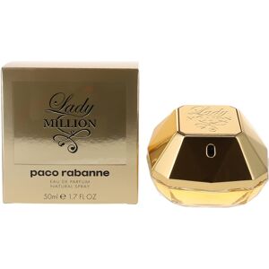 Paco Rabanne Lady Million 50ml Eau De Parfum Spray For Women - New Edp Her Paco Rabanne Lady Million 50ml Eau De Parfum Spray For Women - New Edp Her
