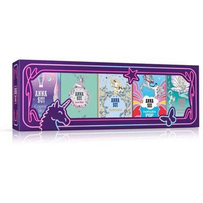 Anna Sui Miniature Perfume Coffret Eau De Toilette 5 X 5ml Unicorn Gift Set Anna Sui Miniature Perfume Coffret Eau De Toilette 5 X 5ml Unicorn Gift Set